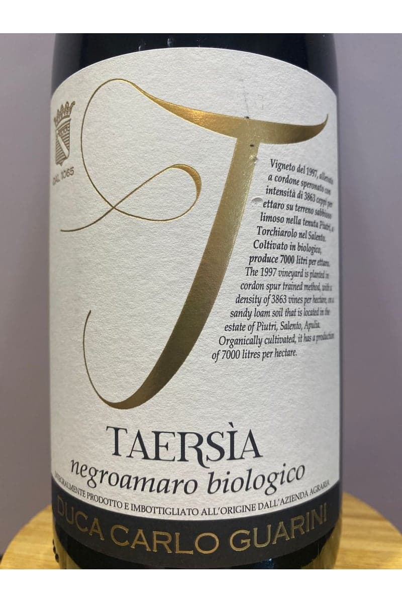 D.Guarini TAERSIA 24 igt Sal Puglia 0,75cl